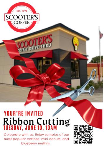 Scooter's Coffee Ribbon Cutting