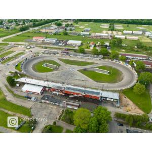 Aerial view of Speedway